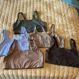 Lot of 5 Girlfriend sports bras